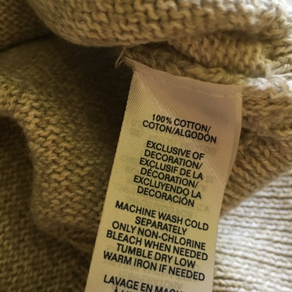 CHAPS Classic Crew Oatmeal Sweater NWT - Picture 6 of 7